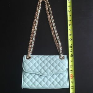 Mini Affair quilted genuine leather 2-way purse